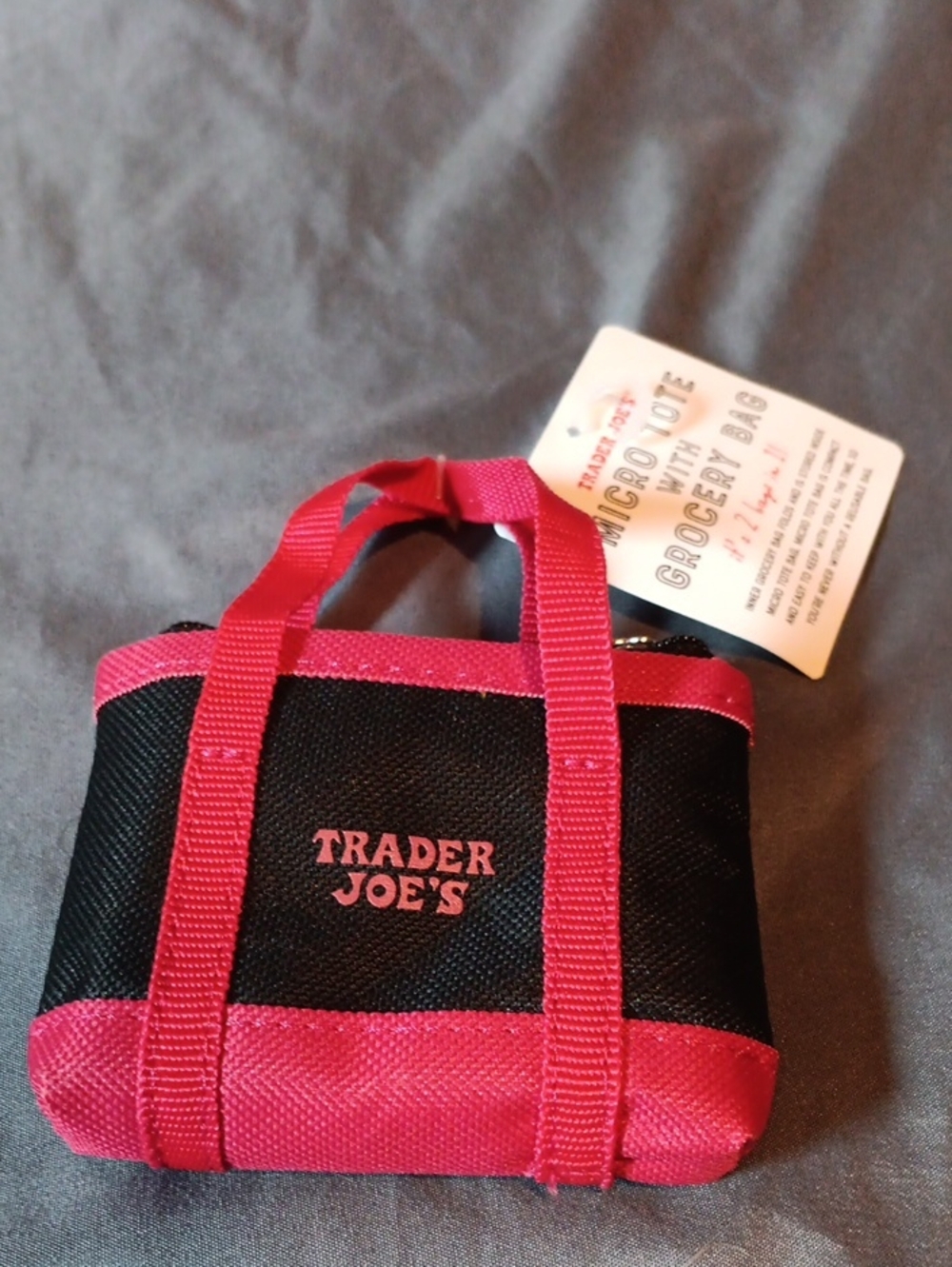 NWT Trader Joes Micro 2 In 1 Tote